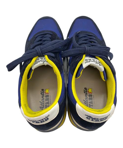 atlantic stars（アトランティックスターズ）atlantic stars (アトランティックスターズ) ANOA-BT52 ネイビー×ブラック×イエロー サイズ:SIZE 41 (26.0-26.5cm)の古着・服飾アイテム