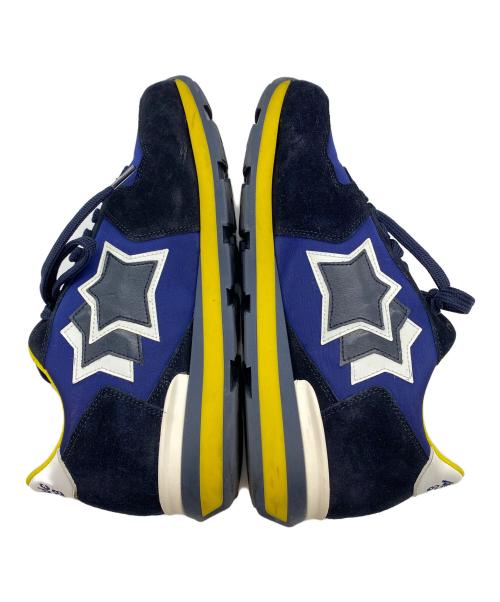 atlantic stars（アトランティックスターズ）atlantic stars (アトランティックスターズ) ANOA-BT52 ネイビー×ブラック×イエロー サイズ:SIZE 41 (26.0-26.5cm)の古着・服飾アイテム
