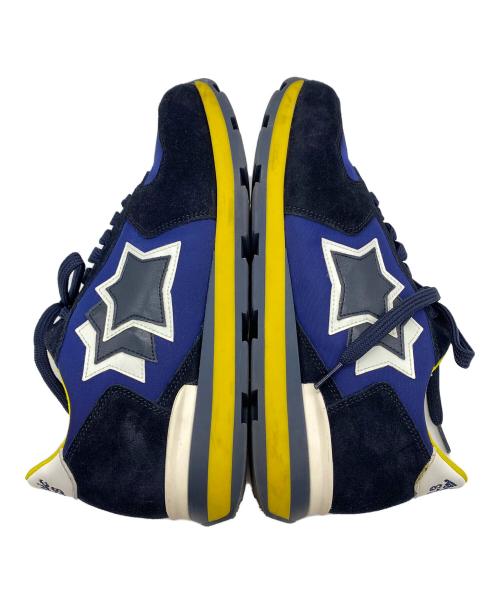 atlantic stars（アトランティックスターズ）atlantic stars (アトランティックスターズ) ANOA-BT52 ネイビー×ブラック×イエロー サイズ:SIZE 41 (26.0-26.5cm)の古着・服飾アイテム