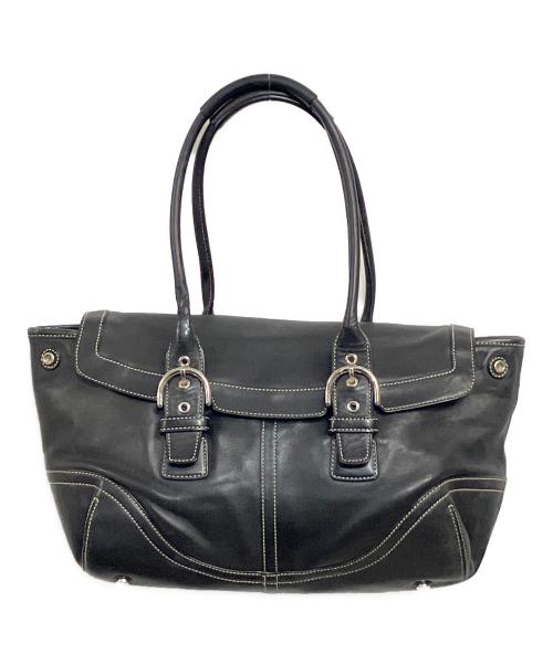 COACH（コーチ）COACH (コーチ) ハンドバッグ ブラックの古着・服飾アイテム