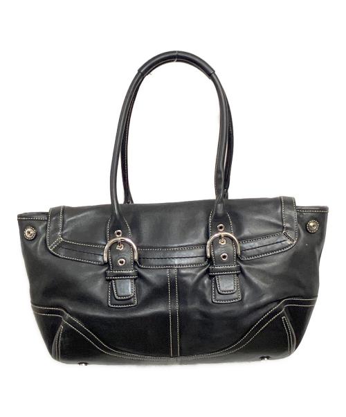 COACH（コーチ）COACH (コーチ) ハンドバッグ ブラックの古着・服飾アイテム