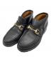 GUCCI（グッチ）の古着「ホースビット チャッカ」｜ブラック