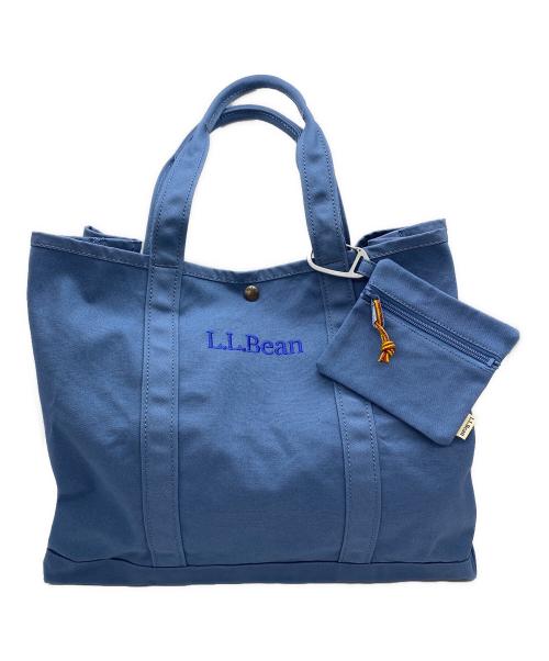 L.L.Bean（エルエルビーン）L.L.Bean (エルエルビーン) グローサリートート ブルーの古着・服飾アイテム