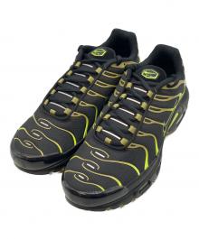 NIKE（ナイキ）の古着「AIR MAX PLUS」｜ブラック×ライムグリーン