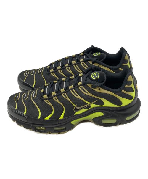 NIKE（ナイキ）NIKE (ナイキ) AIR MAX PLUS ブラック×ライムグリーン サイズ:27㎝ 未使用品の古着・服飾アイテム