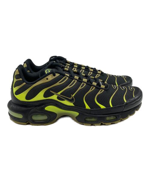 NIKE（ナイキ）NIKE (ナイキ) AIR MAX PLUS ブラック×ライムグリーン サイズ:27㎝ 未使用品の古着・服飾アイテム