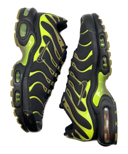 NIKE（ナイキ）NIKE (ナイキ) AIR MAX PLUS ブラック×ライムグリーン サイズ:27㎝ 未使用品の古着・服飾アイテム