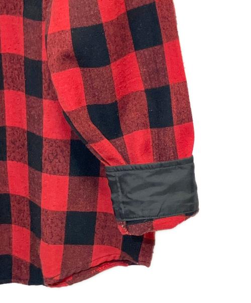 Sears（シアーズ）Sears (シアーズ) 長袖シャツ レッド×ブラック サイズ:SIZE LL (US L)の古着・服飾アイテム