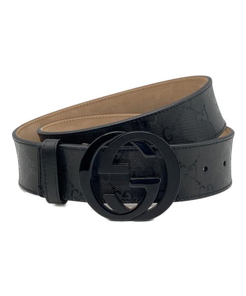 GUCCI（グッチ）GUCCI (グッチ) ベルト ブラック サイズ:SIZE 85/34の古着・服飾アイテム