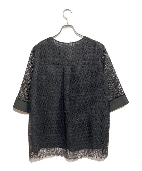 自由区（ジユウク）自由区 (ジユウク) 半袖ブラウス ブラック サイズ:SIZE 38 (9号 M) 未使用品の古着・服飾アイテム