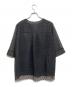 自由区 (ジユウク) 半袖ブラウス ブラック サイズ:SIZE 38 (9号 M) 未使用品：13000円