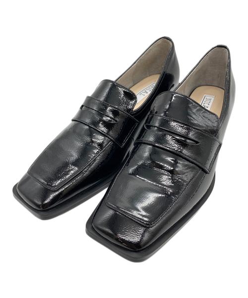 NICAL（ニカル）NICAL (ニカル) オーバーヒール スクエアトゥローファー ブラック サイズ:SIZE 39の古着・服飾アイテム
