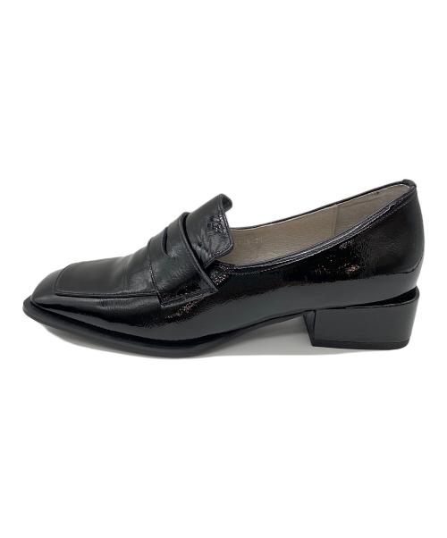 NICAL（ニカル）NICAL (ニカル) オーバーヒール スクエアトゥローファー ブラック サイズ:SIZE 39の古着・服飾アイテム