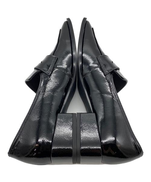 NICAL（ニカル）NICAL (ニカル) オーバーヒール スクエアトゥローファー ブラック サイズ:SIZE 39の古着・服飾アイテム