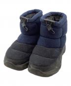 THE NORTH FACEザ ノース フェイス）の古着「Nuptse Bootie Short POLARTEC」｜ネイビー×ブラック