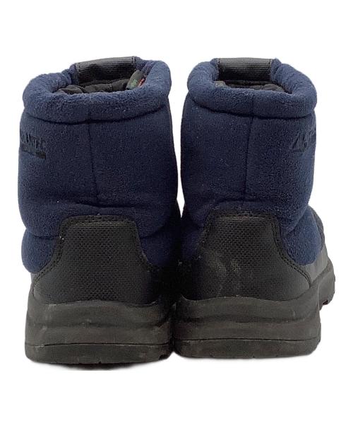THE NORTH FACE（ザ ノース フェイス）THE NORTH FACE (ザ ノース フェイス) Nuptse Bootie Short POLARTEC ネイビー×ブラック サイズ:24㎝の古着・服飾アイテム