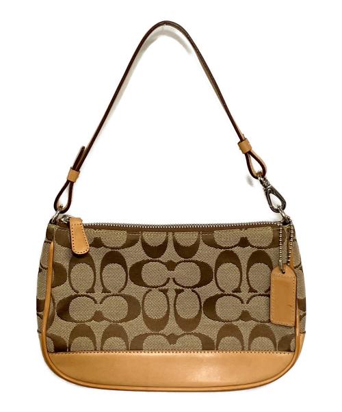 COACH（コーチ）COACH (コーチ) ハンドバッグ ベージュの古着・服飾アイテム