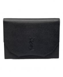 Yves Saint Laurent（イヴサンローラン）の古着「クラッチバッグ」｜ブラック