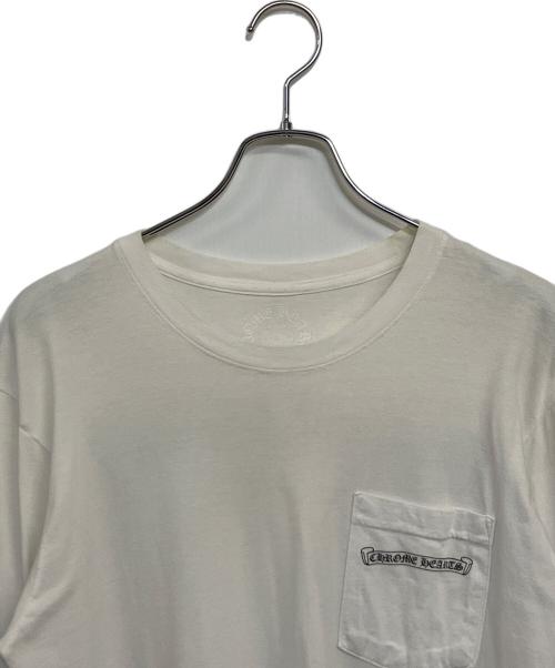 CHROME HEARTS（クロムハーツ）CHROME HEARTS (クロムハーツ) ロングスリーブＴシャツ ホワイト サイズ:SIZE L (US M)の古着・服飾アイテム