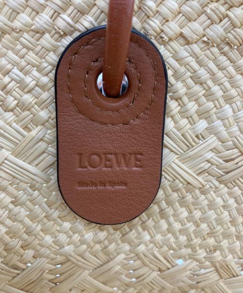 LOEWE（ロエベ）LOEWE (ロエベ) アナグラムバスケットバッグ スモール ベージュの古着・服飾アイテム