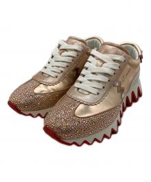 Christian Louboutin（クリスチャン・ルブタン）の古着「LOUBISHARK スニーカー」｜ピンク