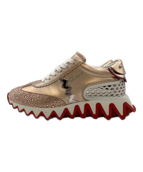 Christian Louboutin（クリスチャン・ルブタン）Christian Louboutin (クリスチャン・ルブタン) LOUBISHARK スニーカー ピンク サイズ:37 1/2の古着・服飾アイテム