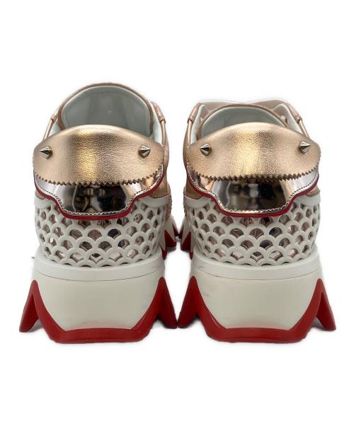 Christian Louboutin（クリスチャン・ルブタン）Christian Louboutin (クリスチャン・ルブタン) LOUBISHARK スニーカー ピンク サイズ:37 1/2の古着・服飾アイテム
