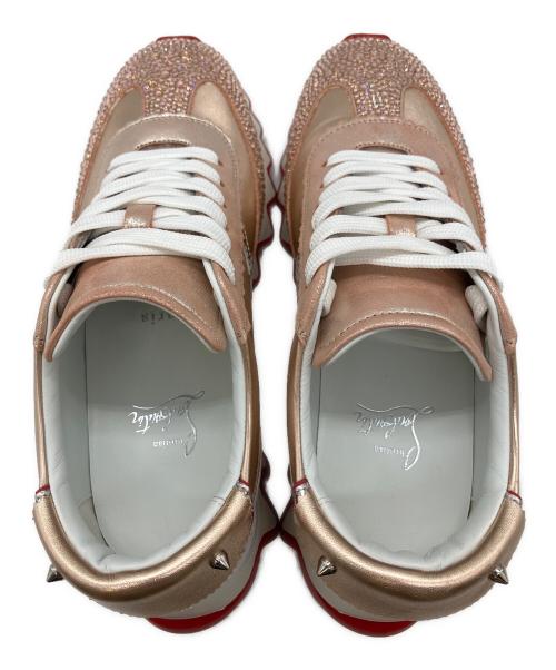 Christian Louboutin（クリスチャン・ルブタン）Christian Louboutin (クリスチャン・ルブタン) LOUBISHARK スニーカー ピンク サイズ:37 1/2の古着・服飾アイテム