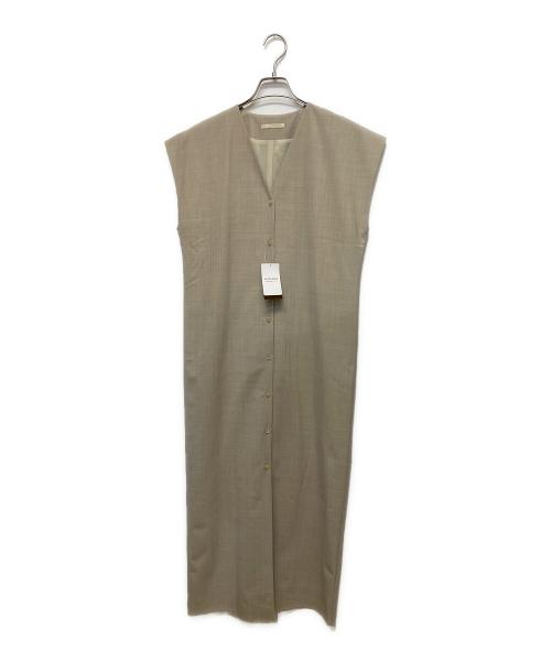 Plage（プラージュ）Plage (プラージュ) 25SS Worsted ワンピース ベージュ サイズ:SIZE 38 未使用品の古着・服飾アイテム