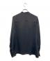 Spick and Span (スピック＆スパン) 24SS サテンタックスリーブパールボタンブラウス ブラック サイズ:SIZE Free 未使用品：6000円