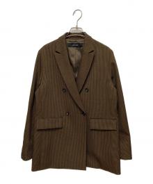 JOURNAL STANDARD（ジャーナルスタンダード）の古着「ウールライクストレッチジャケット」｜ブラウン