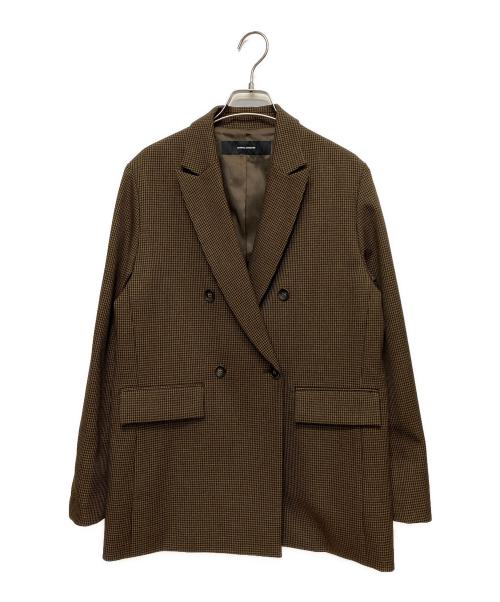 JOURNAL STANDARD（ジャーナルスタンダード）JOURNAL STANDARD (ジャーナルスタンダード) ウールライクストレッチジャケット ブラウン サイズ:SIZE 38の古着・服飾アイテム
