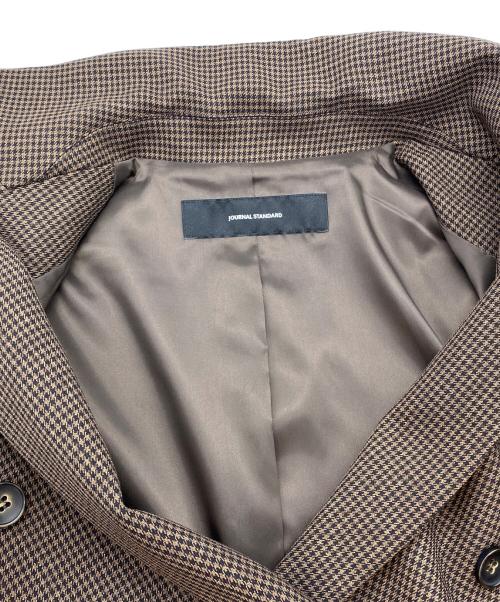 JOURNAL STANDARD（ジャーナルスタンダード）JOURNAL STANDARD (ジャーナルスタンダード) ウールライクストレッチジャケット ブラウン サイズ:SIZE 38の古着・服飾アイテム