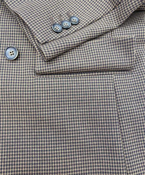 JOURNAL STANDARD（ジャーナルスタンダード）JOURNAL STANDARD (ジャーナルスタンダード) ウールライクストレッチジャケット ブラウン サイズ:SIZE 38の古着・服飾アイテム