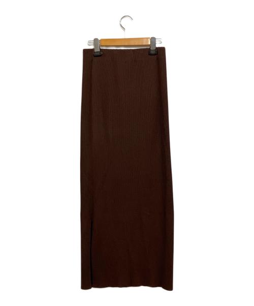 Noble（ノーブル）Noble (ノーブル) トタンテレコタイトロングスカート ブラウン サイズ:SIZE 38 (M)の古着・服飾アイテム