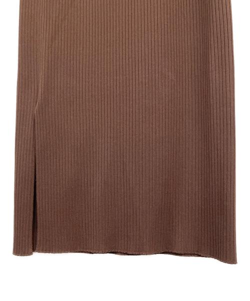 Noble（ノーブル）Noble (ノーブル) トタンテレコタイトロングスカート ブラウン サイズ:SIZE 38 (M)の古着・服飾アイテム