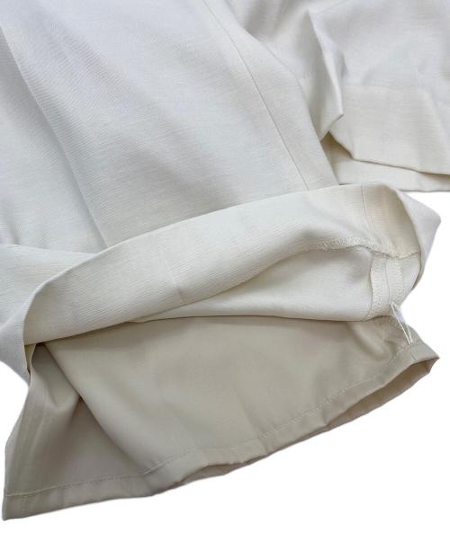 Plage（プラージュ）Plage (プラージュ) washable linen混 ハイウエストパンツ ホワイト サイズ:SIZE 36 未使用品の古着・服飾アイテム