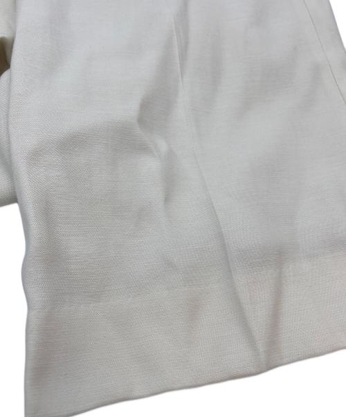 Plage（プラージュ）Plage (プラージュ) washable linen混 ハイウエストパンツ ホワイト サイズ:SIZE 36 未使用品の古着・服飾アイテム