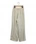Plage (プラージュ) washable linen混 ハイウエストパンツ ホワイト サイズ:SIZE 36 未使用品：6000円