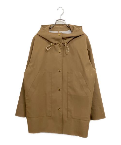 Noble（ノーブル）Noble (ノーブル) ウインドプルーフフーデッドブルゾン ブラウン サイズ:SIZE 38 (M)の古着・服飾アイテム