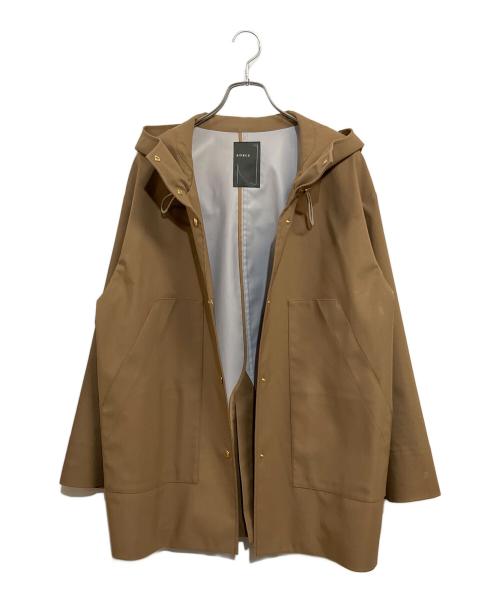 Noble（ノーブル）Noble (ノーブル) ウインドプルーフフーデッドブルゾン ブラウン サイズ:SIZE 38 (M)の古着・服飾アイテム