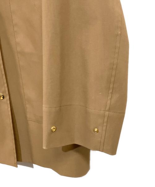 Noble（ノーブル）Noble (ノーブル) ウインドプルーフフーデッドブルゾン ブラウン サイズ:SIZE 38 (M)の古着・服飾アイテム