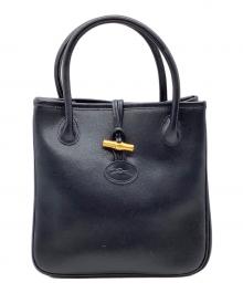 LONGCHAMP（ロンシャン）の古着「ハンドバッグ」｜ブラック