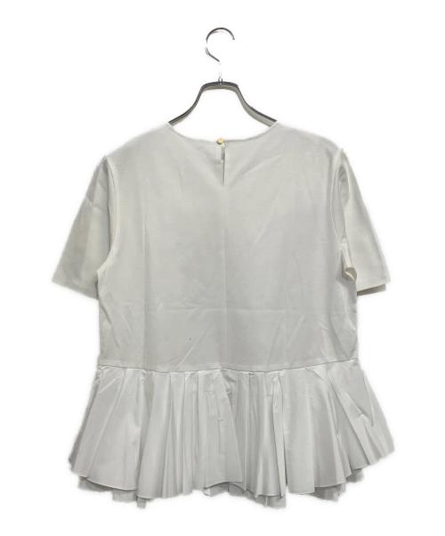 23区（ニジュウサンク）23区 (ニジュウサンク) 半袖カットソー ホワイト サイズ:SIZE 38 (M) 未使用品の古着・服飾アイテム