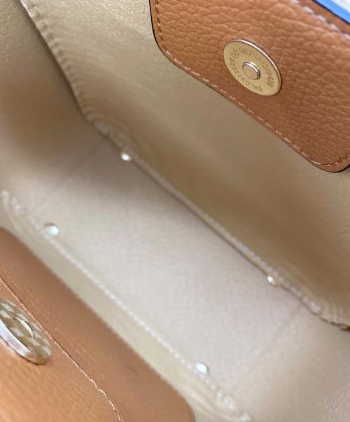 CONTIGO（コンティゴ）CONTIGO (コンティゴ) Spick and Span (スピック＆スパン) Giulia Rafia BAG ベージュ×ブラウン 未使用品の古着・服飾アイテム