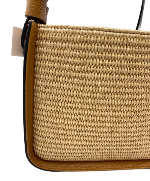 CONTIGO（コンティゴ）CONTIGO (コンティゴ) Spick and Span (スピック＆スパン) Giulia Rafia BAG ベージュ×ブラウン 未使用品の古着・服飾アイテム