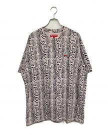 SUPREME（シュプリーム）の古着「Small Box Tee "Snake"」｜ピンク×ブラック