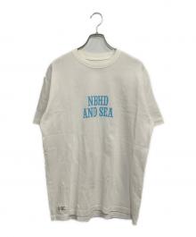 NEIGHBORHOOD×WIND AND SEA（ネイバーフッド×ウィンダンシー）の古着「NHWDS-02/C-TEE-SS」｜ホワイト×ライトブルー