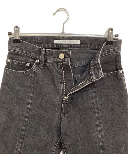 JOHN LAWRENCE SULLIVAN（ジョン ローレンス サリバン）JOHN LAWRENCE SULLIVAN (ジョン ローレンス サリバン) WASHED DENIM SLITTED PANTS ブラック サイズ:SIZE Sの古着・服飾アイテム