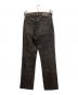 JOHN LAWRENCE SULLIVAN (ジョン ローレンス サリバン) WASHED DENIM SLITTED PANTS ブラック サイズ:SIZE S：7000円
